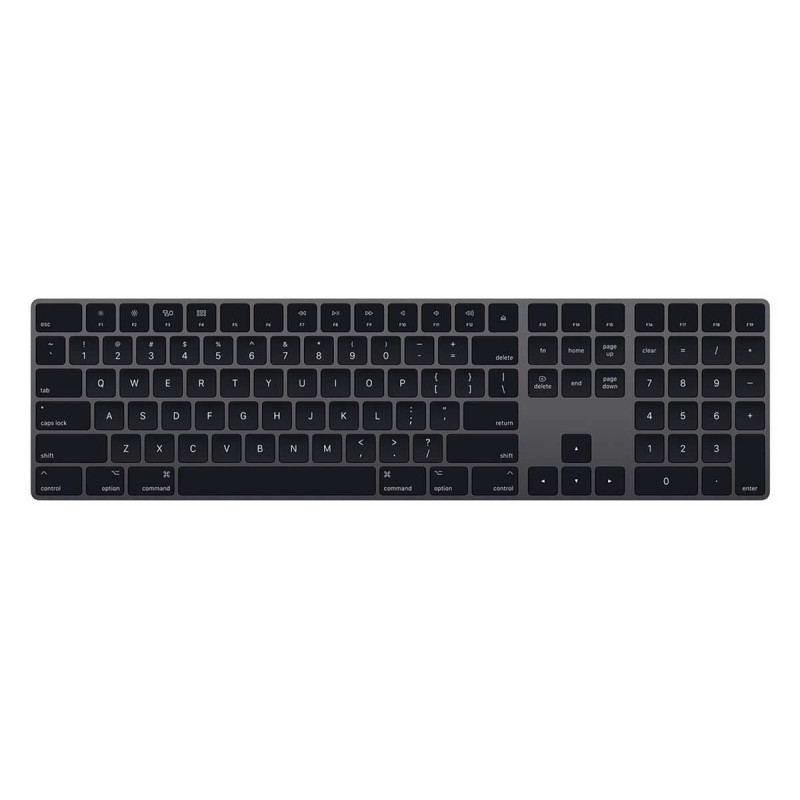 Clavier Apple Magic Keyboard MRMH2LL/A A1843 avec pavé numérique - Gris sidéral Clavier Apple Magic Keyboard MRMH2LL/A A1843 avec pavé numérique - Gris sidéral