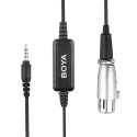 Microphone BOYA BY-BCA6 XLR 3.5mm Plug Câble pour iPad iPhone iPod Touch et autres appareils mobiles
