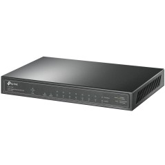 Switch TP-LINK TL-SG1210P 9 ports 101001000 Mbps dont 8 PoE+ (Budget 63 W) + 1 logement SFP 1 Gbps