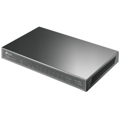 Switch TP-LINK TL-SG1210P 9 ports 101001000 Mbps dont 8 PoE+ (Budget 63 W) + 1 logement SFP 1 Gbps