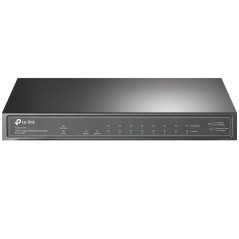 Switch TP-LINK TL-SG1210P 9 ports 101001000 Mbps dont 8 PoE+ (Budget 63 W) + 1 logement SFP 1 Gbps