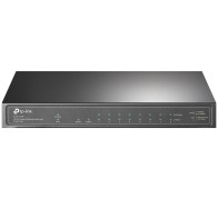 Switch TP-LINK TL-SG1210P 9 ports 101001000 Mbps dont 8 PoE+ (Budget 63 W) + 1 logement SFP 1 Gbps