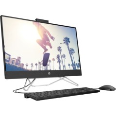 Ordinateur bureau HP All-in-One 24-cb1490nh PC i5-1235U de 12e génération, 8Go, SSD de 512Go, écran Full HD Tactile de 24 pouces