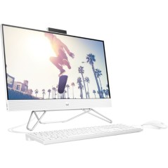 Ordinateur bureau HP All-in-One 24-cb1493nh PC i5-1235U de 12e génération, 8Go, SSD de 512Go, écran Full HD Tactile de 24 pouces