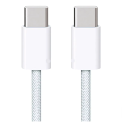 Câble USB-C tressé APPLE 60W charge rapide USB Type C vers USB-C pour ordinateur MacBook iPhone