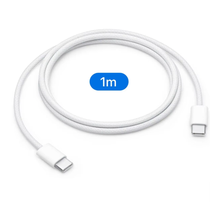 Câble USB-C tressé APPLE 60W charge rapide USB Type C vers USB-C pour ordinateur MacBook iPhone Câble USB-C tressé APPLE 60W charge rapide USB Type C vers USB-C pour ordinateur MacBook iPhone