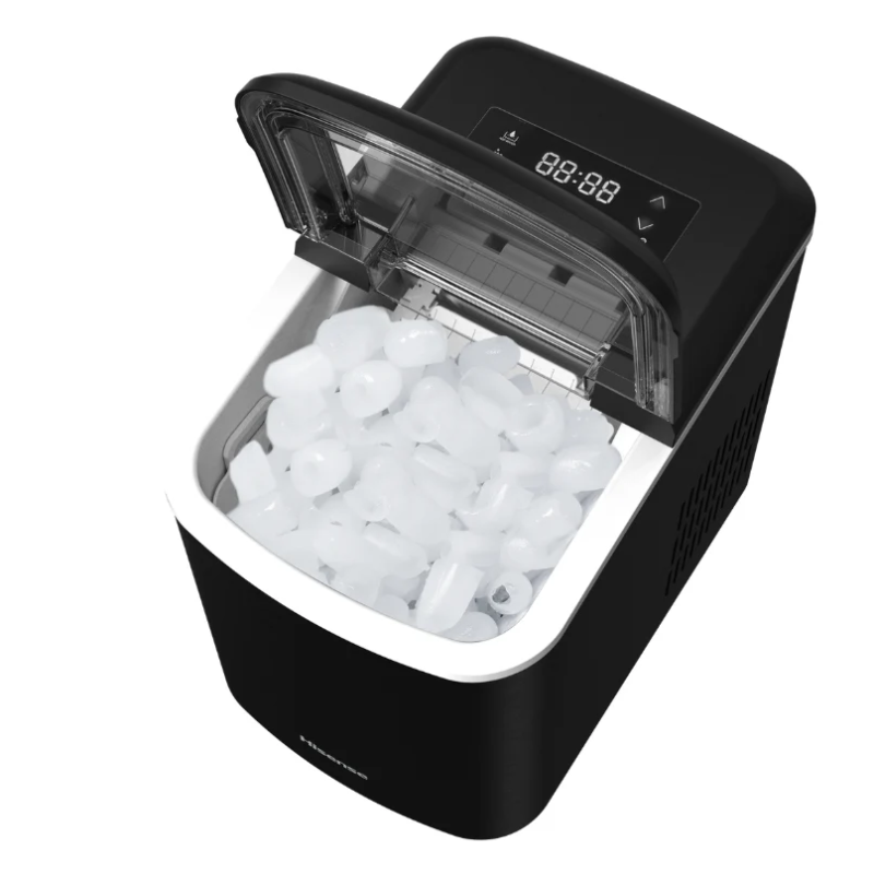 Machine à glace Inox HISENSE ICM1504 15Kg noir Machine à glace Inox HISENSE ICM1504 15Kg noir