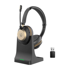 Casque Bluetooth Professionnel  Micro Anti-Bruit ENC  Station de Charge