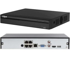 Enregistreur vidéo en réseau DAHUA DHI-NVR4104HS-P-4KS2/L/4KS3/ NVR 8MP 4ch IP 4 port POE