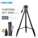Trépied professionnel YUNTENG VCT-3000 3 mètres Tête panoramique Support robuste pour caméra vidéo numérique
