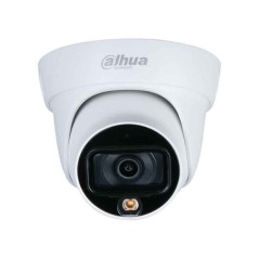 Oeil caméra analogique intérieur DAHUA DH-HAC-HDW1209TLQP 2 MP Colorful View Eyeball dome avec microphone intégré