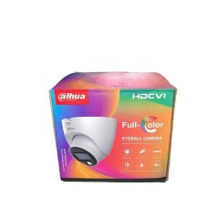 Oeil caméra analogique intérieur DAHUA DH-HAC-HDW1209TLQP 2 MP Colorful View Eyeball dome avec microphone intégré