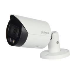 Oeil Caméra IP extérieur DAHUA DH-IPC-HFW2449S-S-IL Smart dual light 4 MP avec microphone intégré IR couleur à double éclairage