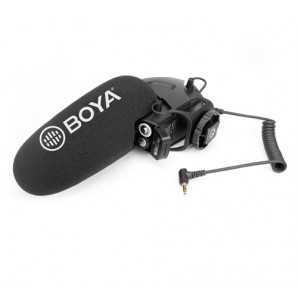 BOYA BY-BM3030 | Microphone Fusil de Chasse pour Reflex Canon, Nikon, Sony