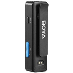 Système de microphone sans fil tout-en-un BOYA BOYALINK pour 2 personnes avec connecteurs interchangeables (2,4 GHz)