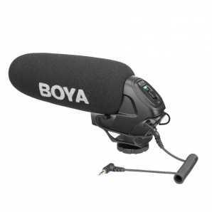 BOYA BY-BM3030 | Microphone Fusil de Chasse pour Reflex Canon, Nikon, Sony