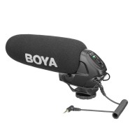 Microphone audio-vidéo BOYA BY-BM3030 a fusil de chasse pour appareils photo reflex Canon Nikon Sony