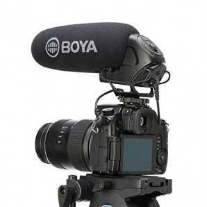 BOYA BY-BM3030 | Microphone Fusil de Chasse pour Reflex Canon, Nikon, Sony