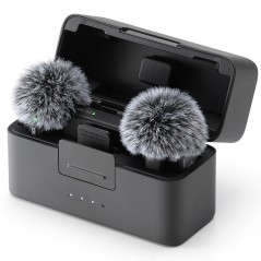 Microphone compact DJI Mic Mini (2 TX + 1 RX + étui de chargement) portée 400m - autonomie 48 heures