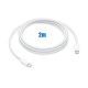 Câble de charge USB-C  Rapide tissé 2m APPLE 240W 48V 5A USB-C PD 3.1