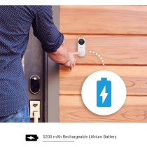 Sonnette vidéo autonome EZVIZ CS-DB2C Wi-Fi, étanche, vidéo 2K