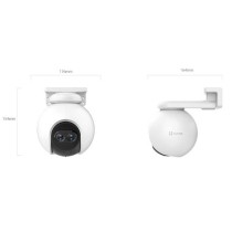 Caméra extérieur Wi-Fi EZVIZ CS-C8PF 2MP, W1 double objectif Full HD (1920 x 1080) vision nocturne couleur