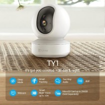 Caméra IP Wi-Fi intérieur Panoramique EZVIZ CS-TY1 (4MP, W1)