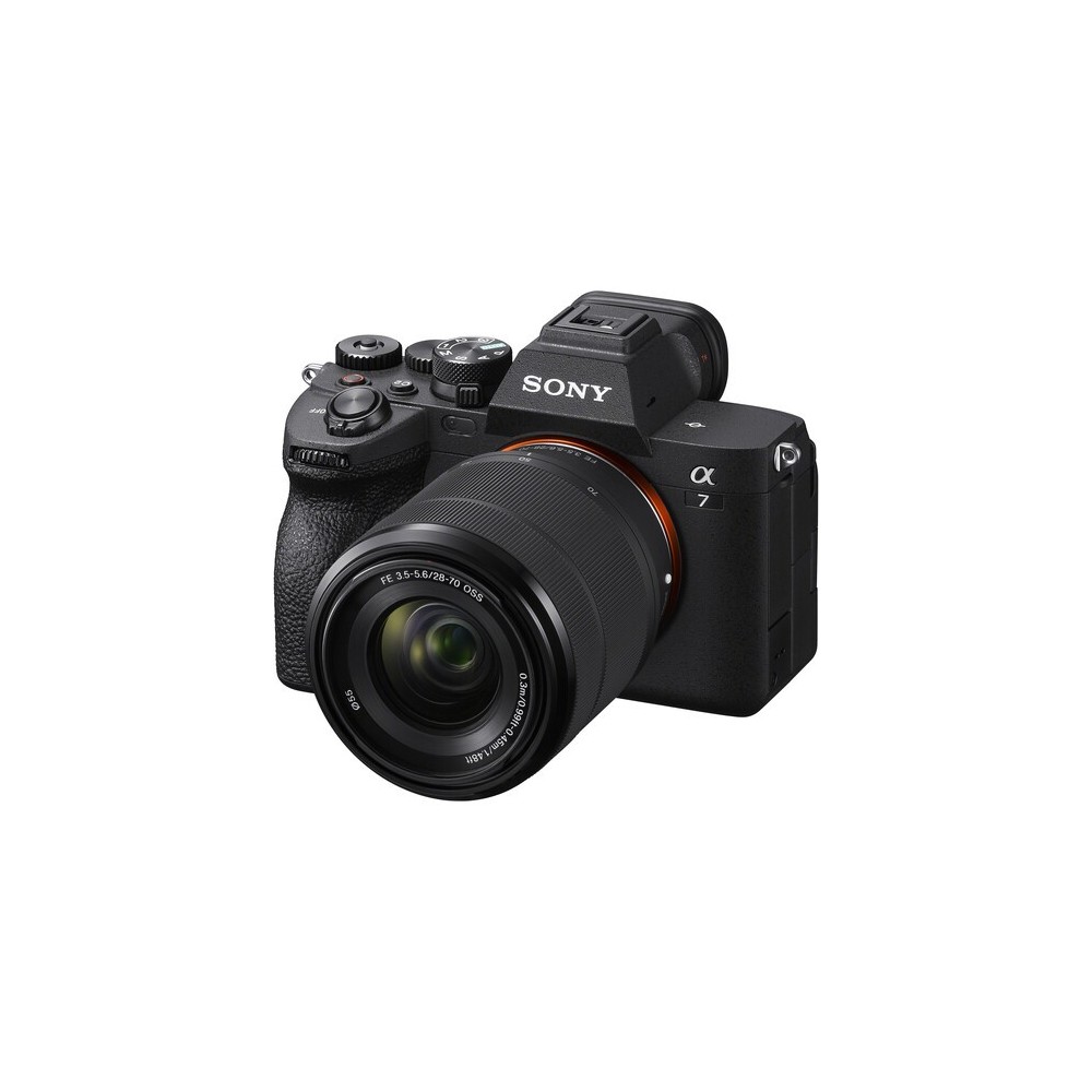 Appareil photo hybride Sony a7 IV avec objectif 28-70 mm f/3,5-5,6 Appareil photo hybride Sony a7 IV avec objectif 28-70 mm f/3,5-5,6