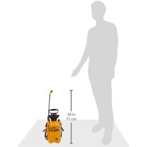 Pulvérisateur de jardin TOLSEN 5 L à pompe avec ceinture