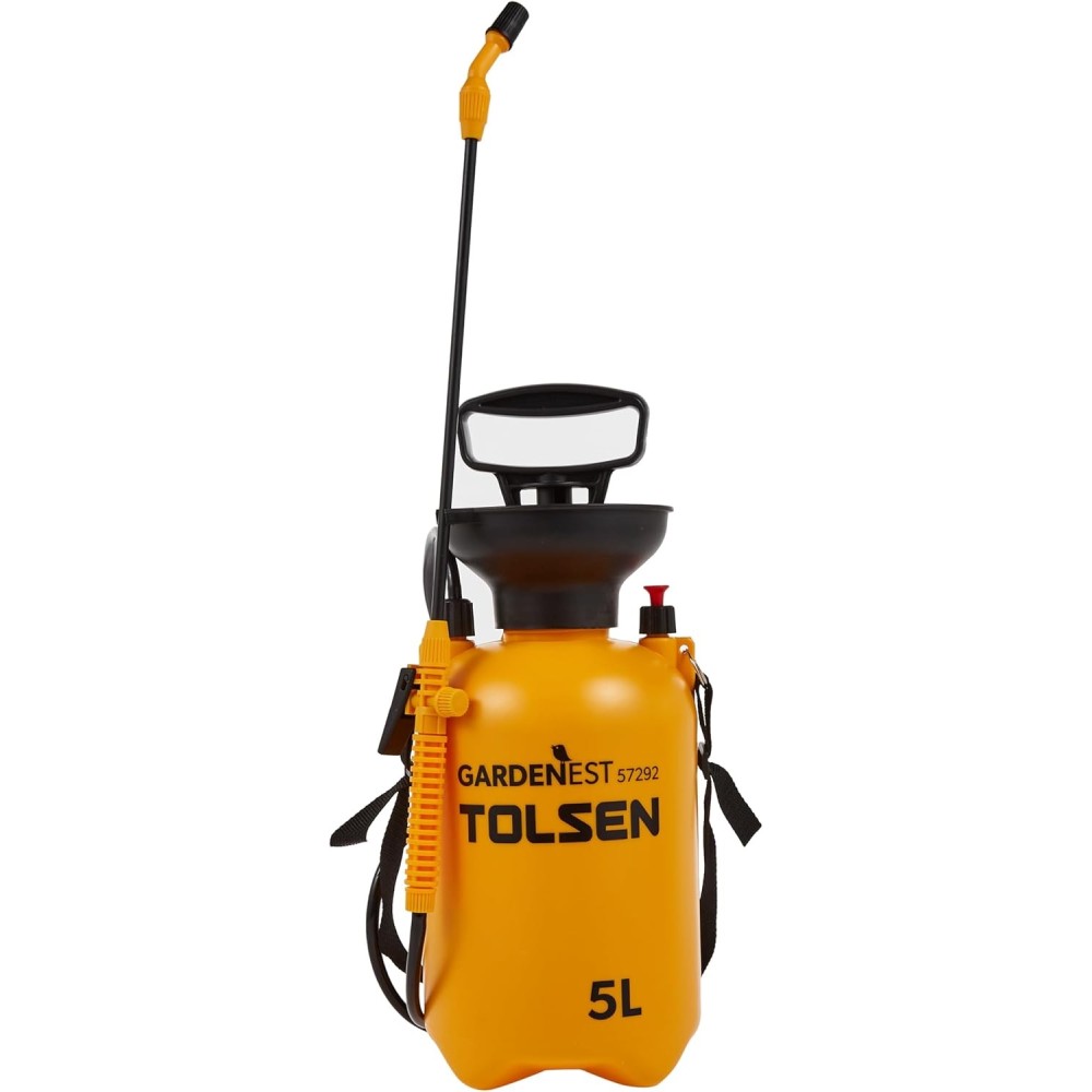 Pulvérisateur de jardin TOLSEN 5 L à pompe avec ceinture Pulvérisateur de jardin TOLSEN 5 L à pompe avec ceinture