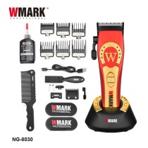Tondeuse sans fil rechargeable avec station de charge WMARK NG-8030