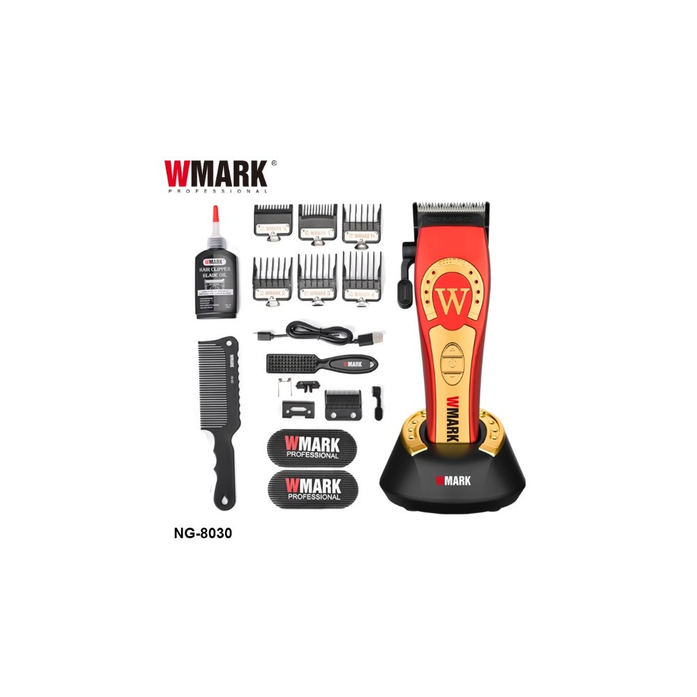 Tondeuse sans fil rechargeable avec station de charge WMARK NG-8030