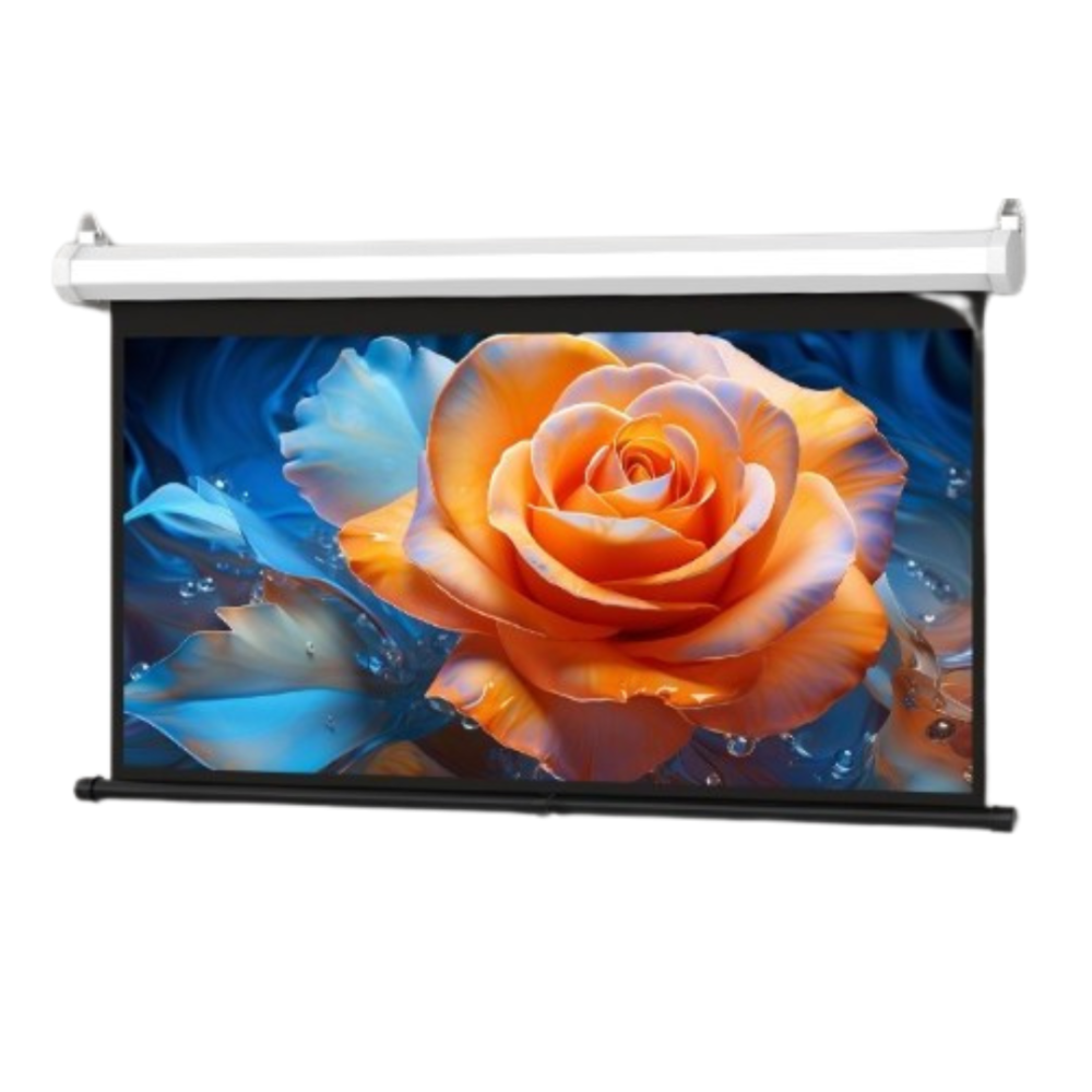 Ecran de projection Manuel MH120120M format 4:3 133 Pouces / 2.66m x 1.99m Ecran de projection Manuel MH120120M format 4:3 133 Pouces / 2.66m x 1.99m
