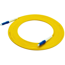 Câble à fibre optique monomode LC-LC Simplex 9-125 OS1 LSZH 1 cœur 3mm avec connecteurs courts LC/UPC