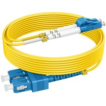 Câbles de raccordement en fibre optique monomode OS2 SC vers LC single mode 10m