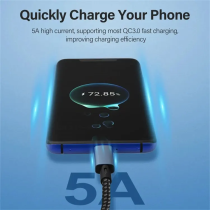 Câble vidéo Thunderbolt4 haute vitesse Transmission de données Usb C à C 40Gbps 8K câble Usb4 pour ordinateur portable Macbook
