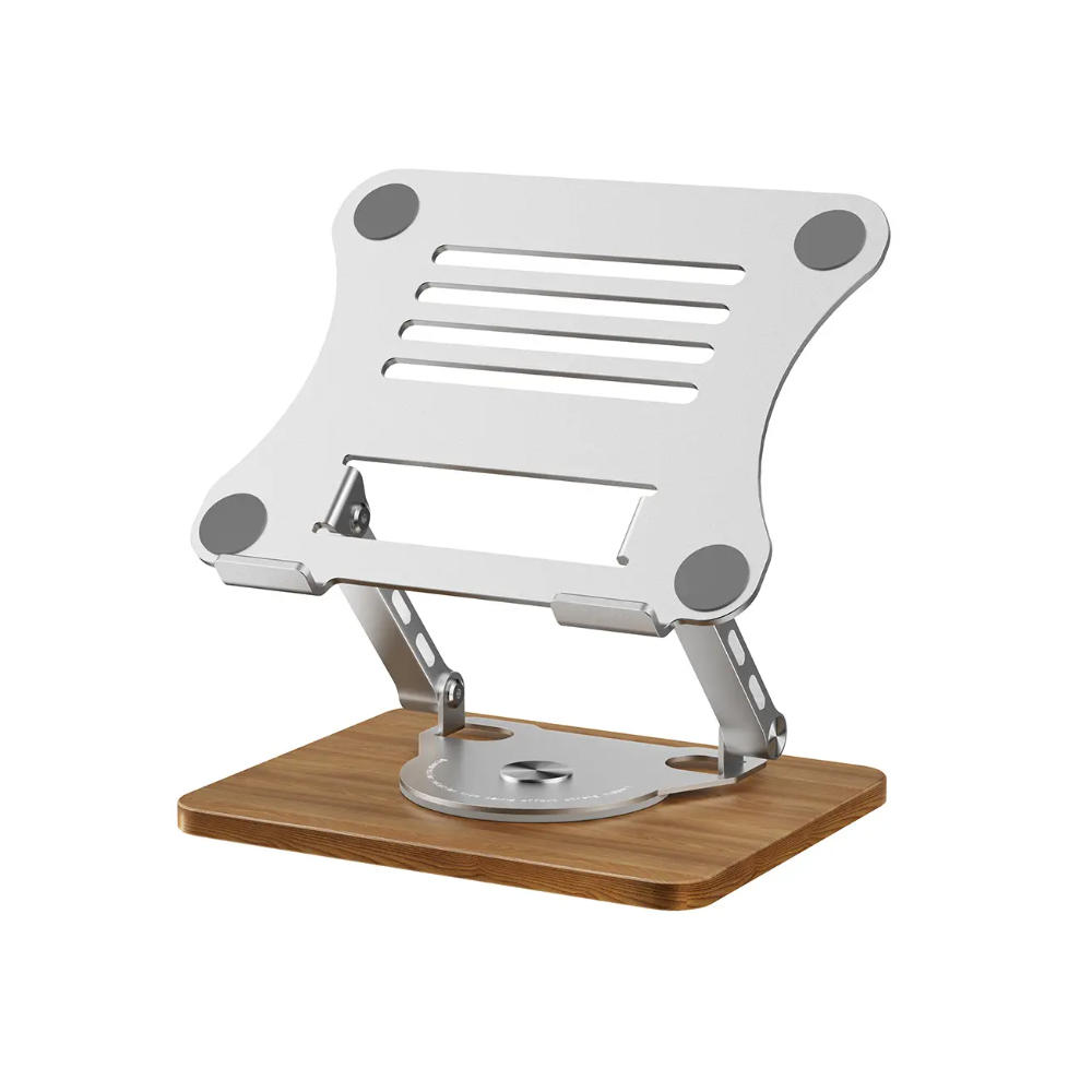 Support pliable de refroidissement réglable pour ordinateur portable rotatif à 360°