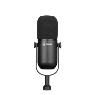 Microphone dynamique directivité cardioïde BOYA BY-DM500 avec connecteur XLR