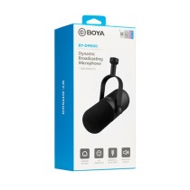 Microphone dynamique directivité cardioïde BOYA BY-DM500 avec connecteur XLR