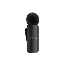 Système de micro cravate sans fil ultracompact BOYA BY-V4U pour 4 personnes avec connecteur USB-C pour appareils mobiles