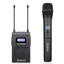 Système de micro cravate sans fil BOYA BY-WM8 PRO-K3 monté sur caméra