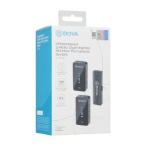 Micro cravate sans fil BOYA BY-XM6-S4 pour 2 personnes avec connecteur Lightning pour appareils iOS