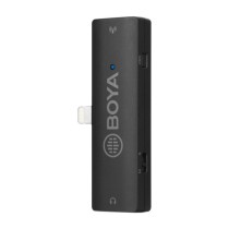 Micro cravate sans fil BOYA BY-XM6-S4 pour 2 personnes avec connecteur Lightning pour appareils iOS