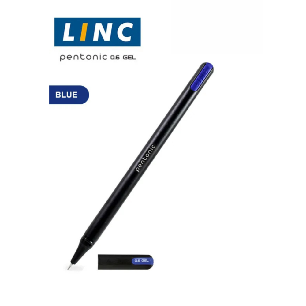 Stylo gel Linc Pentonic 0,6 mm – Bleu Stylo gel Linc Pentonic 0,6 mm – Bleu