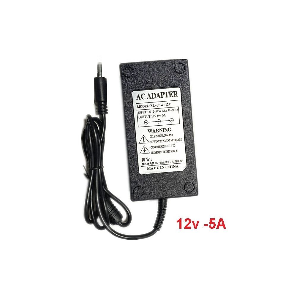 Chargeur Alimentation 5A 12V Chargeur Alimentation 5A 12V