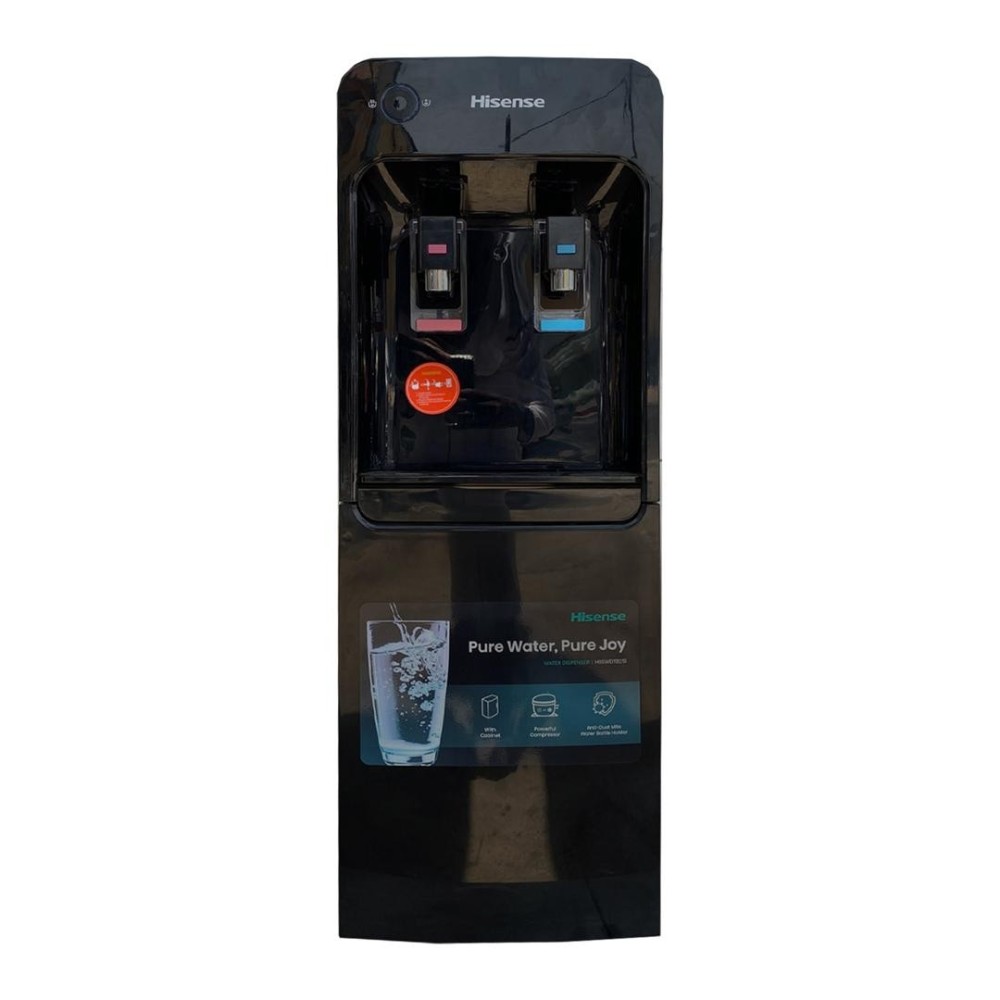 Fontaine a eau HISENSE H85WDTB2S1DR avec frigo noir Fontaine a eau HISENSE H85WDTB2S1DR avec frigo noir