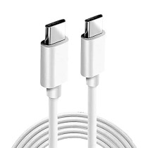 Chargeur USB Type C 20 W original pour iPhone 15, iPhone 15 Plus, iPhone 15 Pro, iPhone 15 Pro Max avec cable blanc
