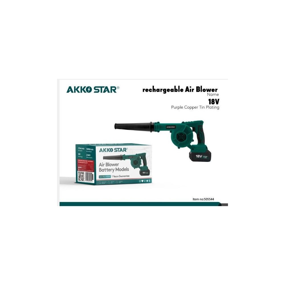 Souffleur d'air AKKO STAR AK-505544 18V Souffleur d'air AKKO STAR AK-505544 18V