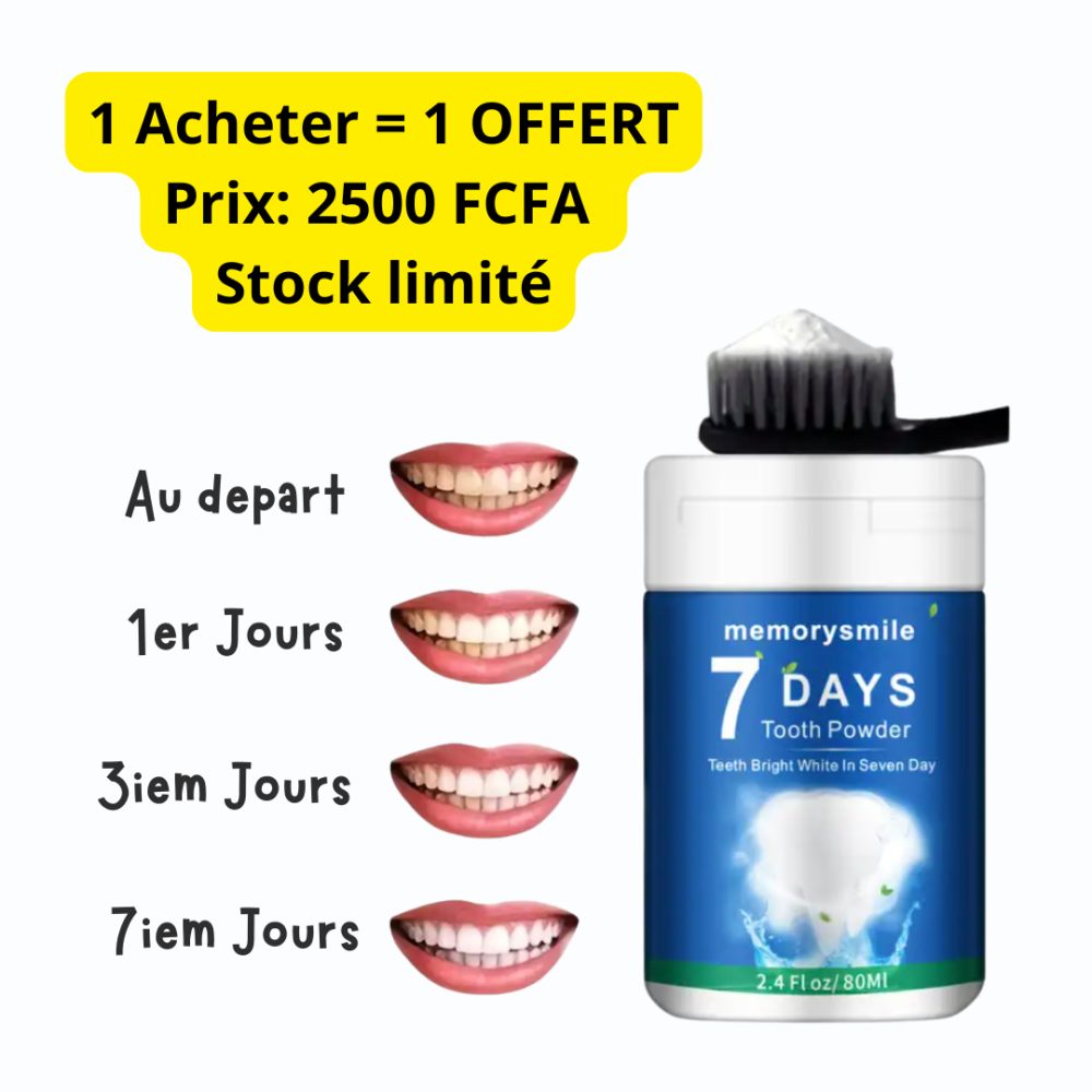 Poudre de blanchiment des dents 80ML pour enlever les taches de soins bucco-dentaires Poudre de blanchiment des dents 80ML pour enlever les taches de soins bucco-dentaires