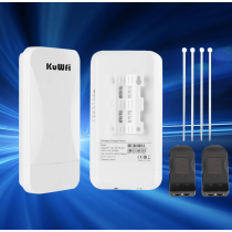 Point d'accès extérieure CPE sans fil longue portée 1-2KM 2.4G 300Mbps antenne extérieure